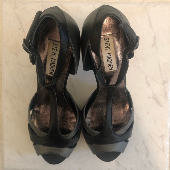 Steve Madden Pascha platform t-strap sandal sz 7 - Picture 5 of 5